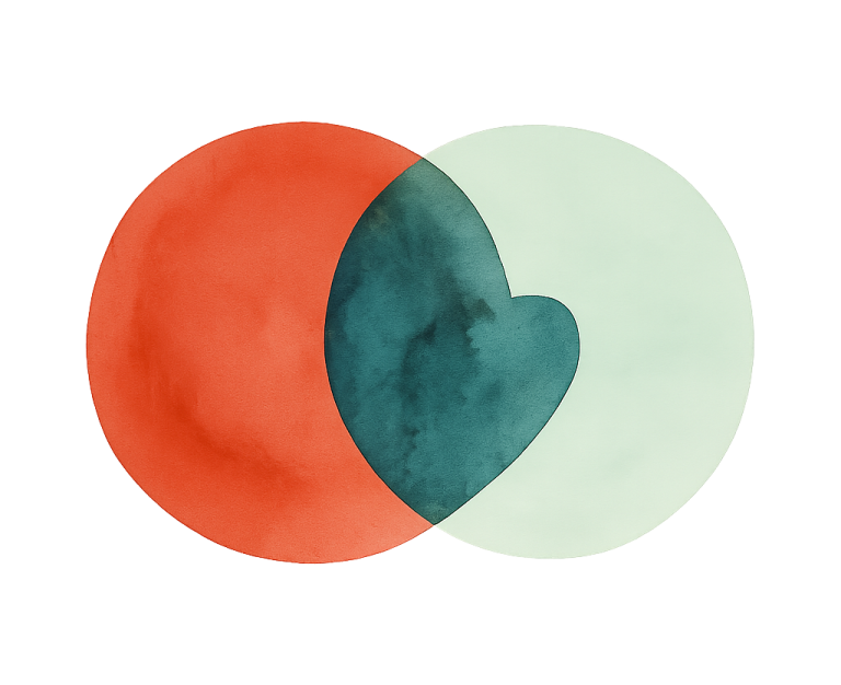 Illustration für Paartherapie - Systemische Paarberatung in Heidelberg